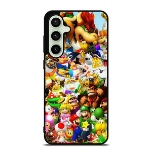 MARIO BROS ALL CHARACTER Samsung Galaxy S24 FE Case Cover MARIO BROS ALL CHARACTER Samsung Galaxy S24 FE Case Cover