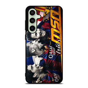 MESSI SUAREZ NEYMAR MSN 1 Samsung Galaxy S24 FE Case Cover