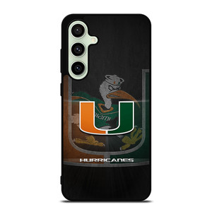 MIAMI HURRICANES UM 1 Samsung Galaxy S24 FE Case Cover MIAMI HURRICANES UM 1 Samsung Galaxy S24 FE Case Cover