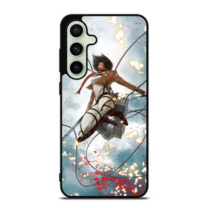 MIKASA ACKERMAN ATTACK ON TITAN Samsung Galaxy S24 FE Case Cover MIKASA ACKERMAN ATTACK ON TITAN Samsung Galaxy S24 FE Case Cover