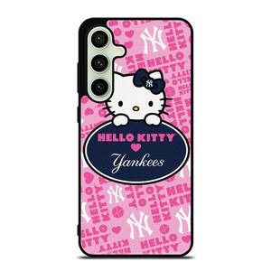 NEW YORK YANKEES HELLO KITTY 2 Samsung Galaxy S24 FE Case Cover