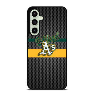 OAKLAND ATHLETICS METAL LOGO Samsung Galaxy S24 FE Case Cover