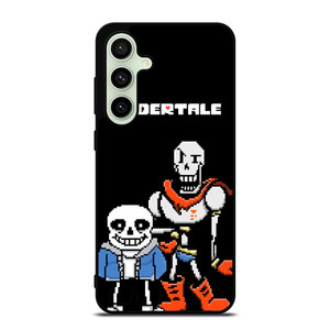 PAPYRUS AND SANS UNDERTALE 8BIT Samsung Galaxy S24 FE Case Cover
