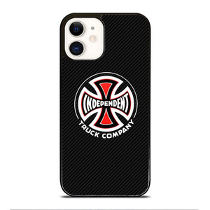 INDEPENDENT TRUCK COMPANY LOGO CARBON iPhone 12 Case Cover INDEPENDENT TRUCK COMPANY LOGO CARBON iPhone 12 Case Cover