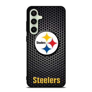 PITTSBURGH STEELERS METAL Samsung Galaxy S24 FE Case Cover PITTSBURGH STEELERS METAL Samsung Galaxy S24 FE Case Cover