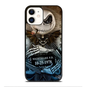 JACK SKELLINGTON NIGHTMARE BEFORE CHRISTMAS iPhone 12 Case Cover JACK SKELLINGTON NIGHTMARE BEFORE CHRISTMAS iPhone 12 Case Cover