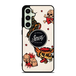 SAILOR JERRY TATTOO LOGO Samsung Galaxy S24 FE Case Cover