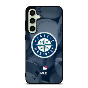 SEATTLE MARINERS MLB LOGO Samsung Galaxy S24 FE Case Cover SEATTLE MARINERS MLB LOGO Samsung Galaxy S24 FE Case Cover