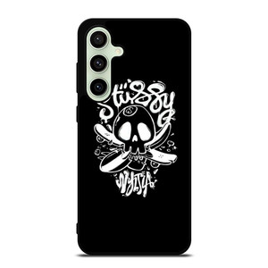 STUSSY SKULL LOGO Samsung Galaxy S24 FE Case Cover