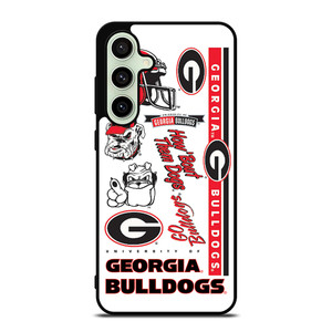 UGA GEORGIA BULLDOGS COLLAGE Samsung Galaxy S24 FE Case Cover UGA GEORGIA BULLDOGS COLLAGE Samsung Galaxy S24 FE Case Cover
