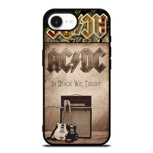 ACDC ROCK WE TRUST iPhone 16e Case Cover