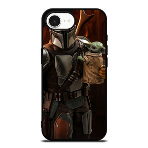 BABY YODA AND THE MANDALORIAN 3 iPhone 16e Case Cover BABY YODA AND THE MANDALORIAN 3 iPhone 16e Case Cover