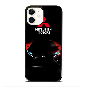 MITSUBISHI MOTORS BLACK CAR LOGO iPhone 12 Case Cover MITSUBISHI MOTORS BLACK CAR LOGO iPhone 12 Case Cover