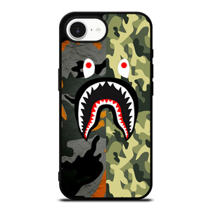 BAPE CAMO SHARK iPhone 16e Case Cover BAPE CAMO SHARK iPhone 16e Case Cover