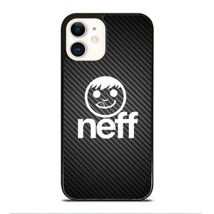 NEFF HEADWEAR LOGO CARBON iPhone 12 Case Cover NEFF HEADWEAR LOGO CARBON iPhone 12 Case Cover