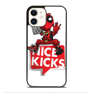 NICE KICKS SNEAKERS DEADPOOL iPhone 12 Case Cover NICE KICKS SNEAKERS DEADPOOL iPhone 12 Case Cover