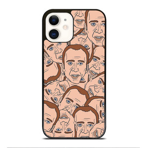 NICOLAS CAGE COLLAGE iPhone 12 Case Cover NICOLAS CAGE COLLAGE iPhone 12 Case Cover