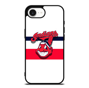 CLEVELAND INDIANS STRIPE LOGO iPhone 16e Case Cover