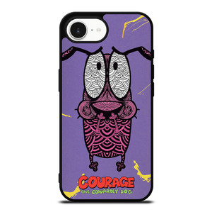 COURAGE THE COWARDLY DOG FEAR iPhone 16e Case Cover