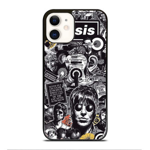 OASIS BAND COLLAGE iPhone 12 Case Cover OASIS BAND COLLAGE iPhone 12 Case Cover