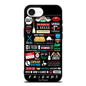 FRIENDS TV SERIES COLLAGE iPhone 16e Case Cover