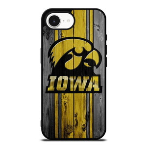 IOWA HAWKEYES WOODEN iPhone 16e Case Cover