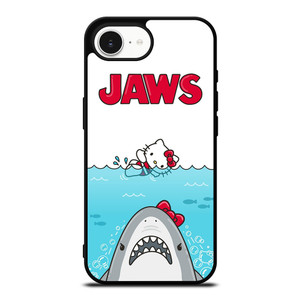 JAWS SHARK HELLO KITTY iPhone 16e Case Cover