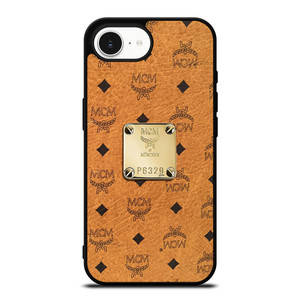 MCM WORLD WIDE BROWN LEATHER 2 iPhone 16e Case Cover