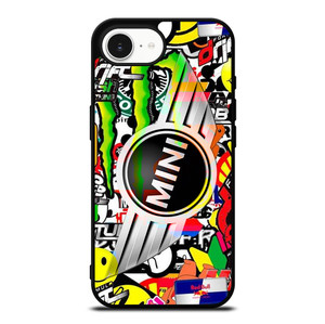 MINI COOPER STICKER BOMB iPhone 16e Case Cover