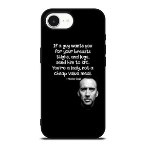 NICOLAS CAGE QUOTE iPhone 16e Case Cover