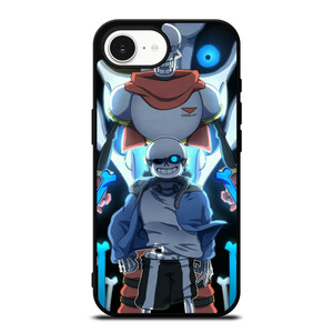 PAPYRUS AND SANS UNDERTALE SKULL iPhone 16e Case Cover