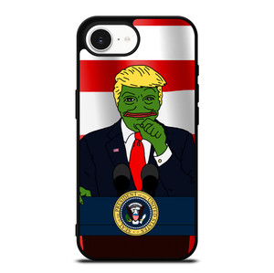PEPE THE SMUG FROG DONALD TRUMP iPhone 16e Case Cover