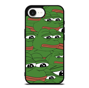 PEPE THE SMUG FROG PATTERN iPhone 16e Case Cover