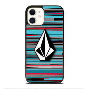 VOLCOM STRIPE LOGO iPhone 12 Case Cover VOLCOM STRIPE LOGO iPhone 12 Case Cover
