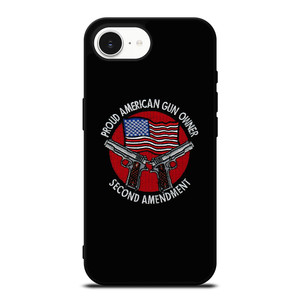SECOND AMENDMENT AMERICAN GUN LOGO iPhone 16e Case Cover