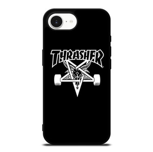 THRASER SKATEBOARD BLACK iPhone 16e Case Cover THRASER SKATEBOARD BLACK iPhone 16e Case Cover
