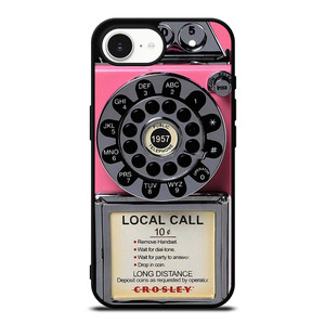 VINTAGE RETRO PAYPHONE PINK iPhone 16e Case Cover VINTAGE RETRO PAYPHONE PINK iPhone 16e Case Cover