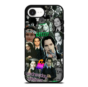 WEDNESDAY ADDAMS COLLAGE iPhone 16e Case Cover WEDNESDAY ADDAMS COLLAGE iPhone 16e Case Cover