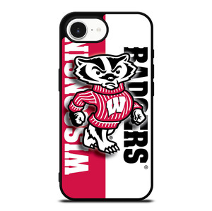 WISCONSIN BADGERS LOGO NEW iPhone 16e Case Cover WISCONSIN BADGERS LOGO NEW iPhone 16e Case Cover