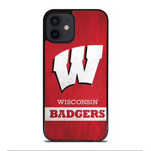 WISCONSIN BADGERS 3 iPhone 12 Mini Case Cover WISCONSIN BADGERS 3 iPhone 12 Mini Case Cover