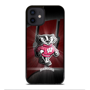 WISCONSIN BADGERS 2 iPhone 12 Mini Case Cover WISCONSIN BADGERS 2 iPhone 12 Mini Case Cover