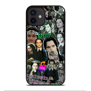 WEDNESDAY ADDAMS COLLAGE iPhone 12 Mini Case Cover WEDNESDAY ADDAMS COLLAGE iPhone 12 Mini Case Cover