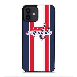 WASHINGTON CAPITALS STRIPE iPhone 12 Mini Case Cover WASHINGTON CAPITALS STRIPE iPhone 12 Mini Case Cover