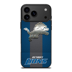 DETROIT LIONS SILVER CRUSH iPhone 17 Pro Max Case Cover