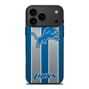 DETROIT LIONS STRIPE iPhone 17 Pro Max Case Cover