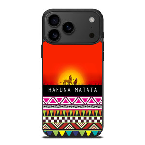 HAKUNA MATATA LION KING AZTEC 2 iPhone 17 Pro Max Case Cover