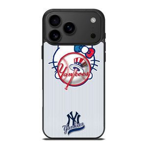 HELLO KITTY NEW YORK YANKEES iPhone 17 Pro Max Case Cover HELLO KITTY NEW YORK YANKEES iPhone 17 Pro Max Case Cover