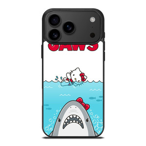 JAWS SHARK HELLO KITTY iPhone 17 Pro Max Case Cover