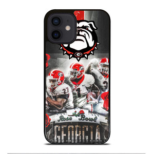 UGA GEORGIA BULLDOGS ROSE BOWL iPhone 12 Mini Case Cover UGA GEORGIA BULLDOGS ROSE BOWL iPhone 12 Mini Case Cover