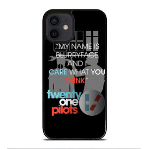 TWENTY ONE PILOTS SHOOT LYRICS iPhone 12 Mini Case Cover